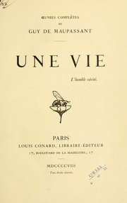 Cover of edition unevielhumble00maupuoft