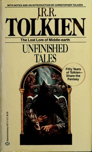 Cover of edition unfinishedtales00tolk