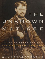 Cover of edition unknownmatisseli0000spur_k5p1