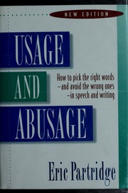 Cover of edition usageabusagegui00part
