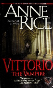 Cover of edition vittoriovampire00anne