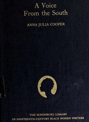 Cover of edition voicefromsouth00coop_0