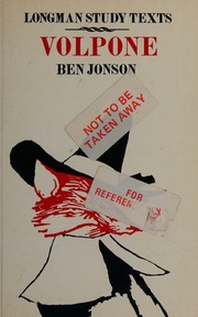 Cover of edition volpone0000jons_q9k5