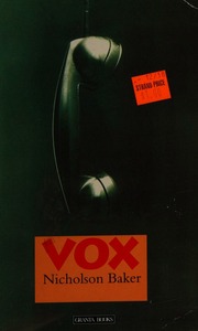 Cover of edition vox0000bake_f5j6