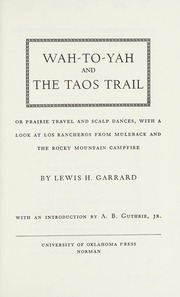 Cover of edition wahtoyahtaostrai0000garr