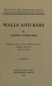 Cover of edition wallsbars0000debs
