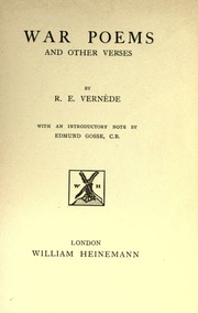 Cover of edition warpoemsotherver00verniala