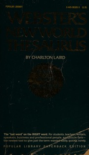Cover of edition webstersnewworld0000lair_d7h6