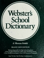 Cover of edition webstersschooldi00spri