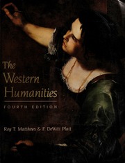 Cover of edition westernhumanitie0000matt