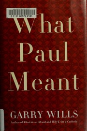 Cover of edition whatpaulmeant00will