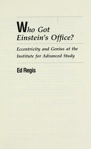 Cover of edition whogoteinsteinso00regi