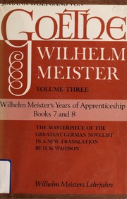 Cover of edition wilhelmmeister03goet