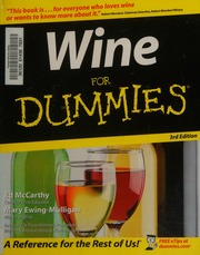 Cover of edition winefordummies0000mcca_y3m5_3rded