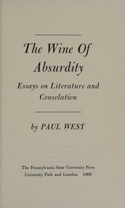 Cover of edition wineofabsurditye0000west
