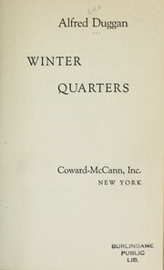 Cover of edition winterquarters00dugg