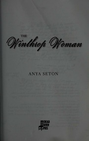 Cover of edition winthropwoman00anya