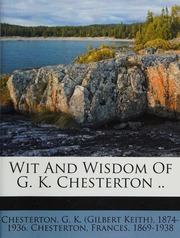 Cover of edition witwisdomofgkche0000ches
