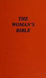 Cover of edition womansbible0000stan_pt1