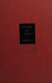 Cover of edition womeninlove0000unse_k2f0