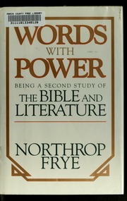 Cover of edition wordswithpowerbe00frye