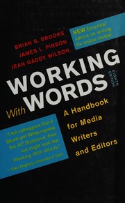 Cover of edition workingwithwords0000broo