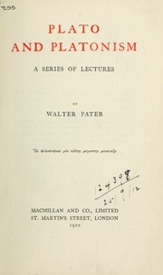 Cover of edition workpater06pateuoft