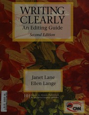 Cover of edition writingclearlyed02edlane