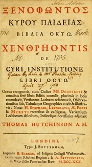 Cover of edition xenophontoskyrou1730xeno