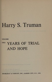 Cover of edition yearsoftrialhope0002unse_w9f2