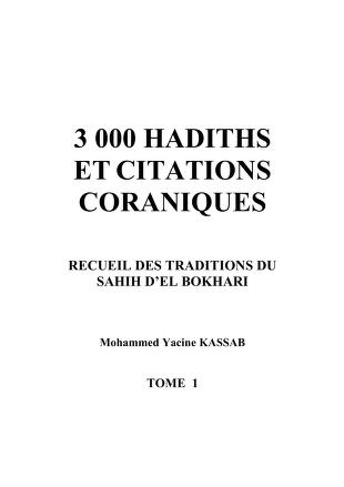 3000 hadithsetcitationscoraniques T O M E I