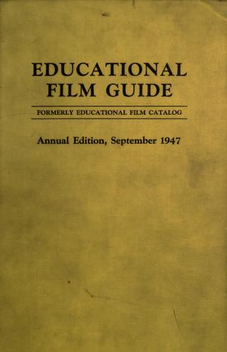 Thumbnail image of a page from Educational film guide