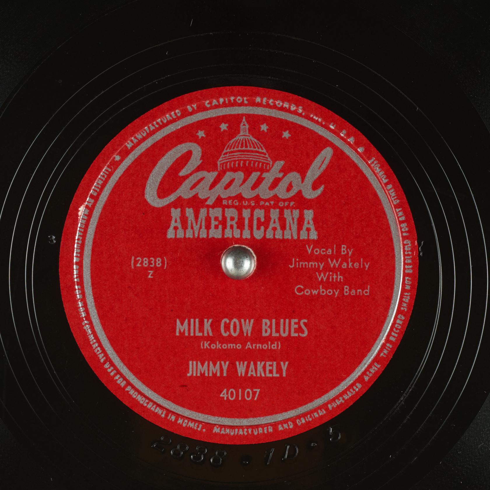 MILK COW BLUES : JIMMY WAKELY : Free Download, Borrow, and 