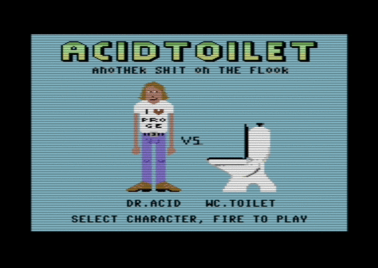 C64 game Acid Toilet: Another Shit on the Floor