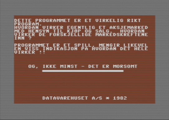 C64 game Börse