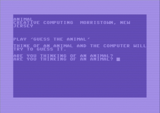 C64 game Tier (1978) (Creative Computing)