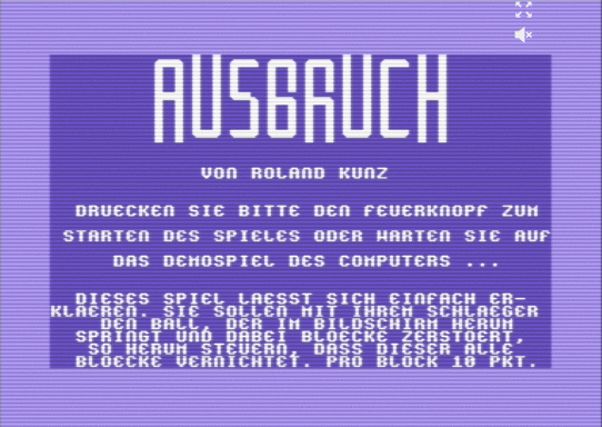 C64 game Ausbruch (199x)(BB Software)(de)