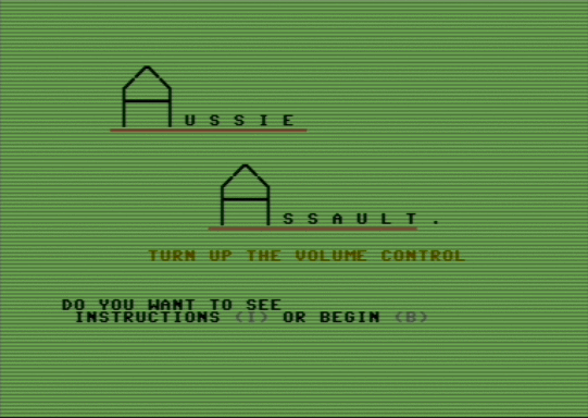C64 game Aussie Assault