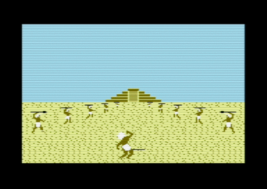 C64 game Aztec Challenge Azteca (1983) (Cosmi) (es) [h Load 'n' Run]