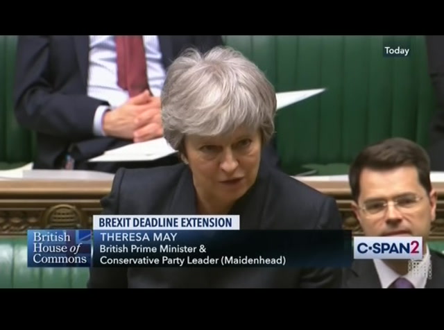 British Prime Minister May Delivers Statement on Brexit Extension : CSPAN2 : April 11, 2019 6:58pm-8:01pm EDT