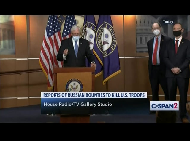 House Democrats Hold Briefing on Russian Bounties Plot on U.S. Troops in Afghanistan : CSPAN2 : June 30, 2020 12:32pm-1:01pm EDT