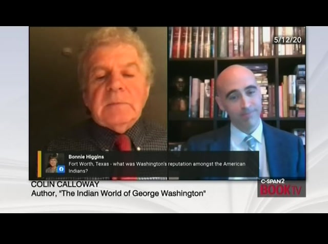 Colin Calloway, "The Indian World of George Washington" : CSPAN2 : July 11, 2020 6:51am-8:01am EDT
