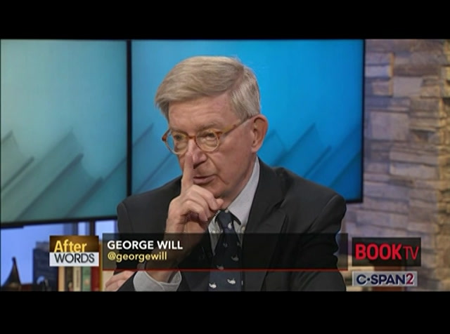 After Words George Will, "American Happiness and Discontents - The Unruly Torrent, 2008-2020" : CSPAN2 : November 11, 2021 10:58pm-11:58pm EST