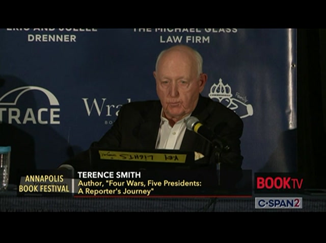 Terence Smith, "Four Wars, Five Presidents" : CSPAN2 : April 24, 2022 7:01pm-8:02pm EDT