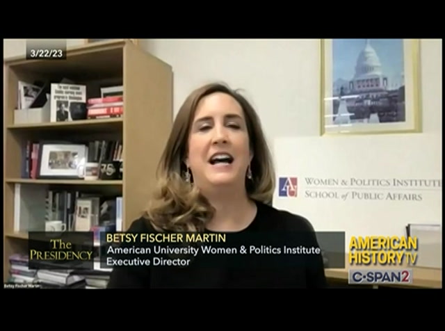 The Presidency Rebecca Boggs Roberts, "Untold Power" : CSPAN2 : July 22, 2023 9:30pm-10:31pm EDT
