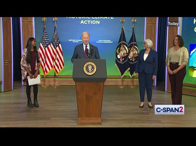 President Biden on Climate Change : CSPAN2 : November 14, 2023 1:33pm-1:52pm EST