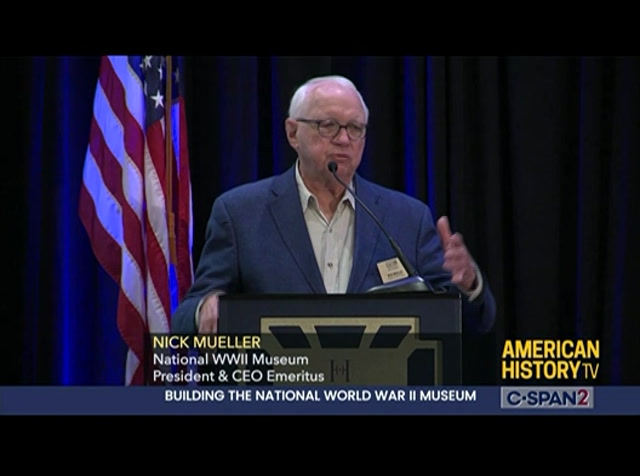 Nick Mueller, "Building the National World War II Museum" : CSPAN2 : January 6, 2024 7:19pm-8:00pm EST