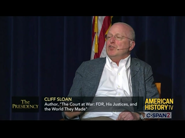 The Presidency Cliff Sloan, "The Court at War" : CSPAN2 : February 17, 2024 9:30am-10:30am EST