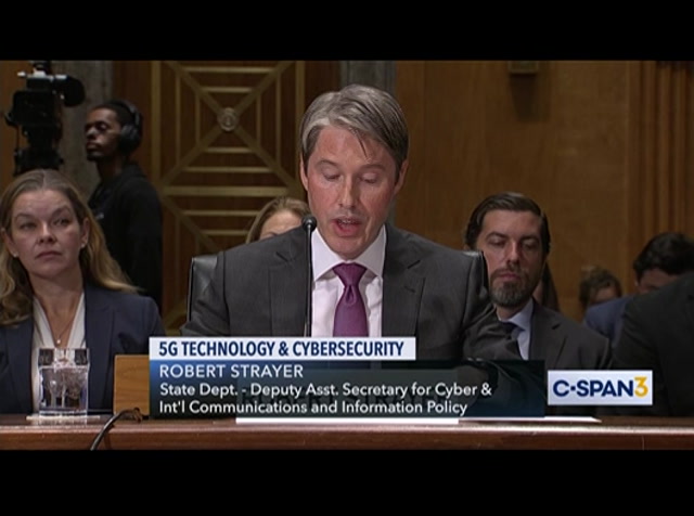 Senate Hearing on 5G Technology & Cybersecurity : CSPAN3 : November 6, 2019 3:00pm-5:04pm EST