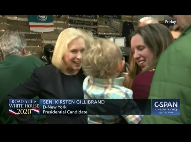 Road to the White House 2020 Sen. Kirsten Gillibrand in Manchester, New Hampshire : CSPAN : March 17, 2019 5:06am-6:17am EDT